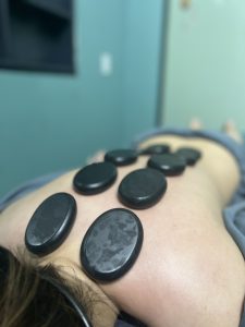 Hot stone massage therapy