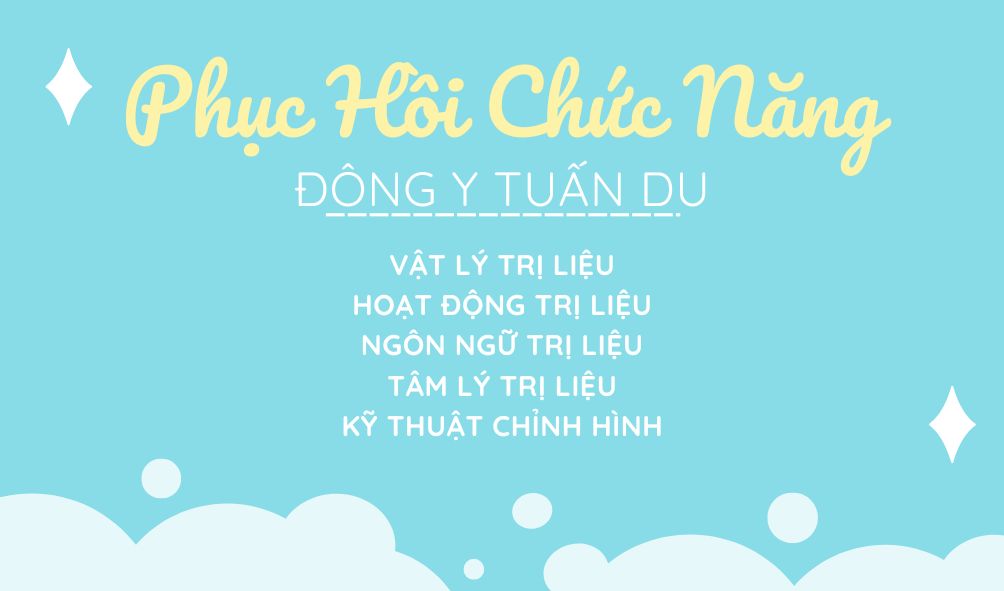 Các chuyên ngành phục hồi chức năng